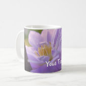 Clematis Flower Personalized Koffiemok (Voorkant links)