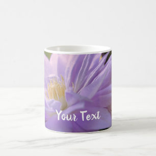 Clematis Flower Personalized Koffiemok