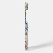 Clematis Flowering Vine Alphonse Mucha iPhone Hoesje (Linkerkant)