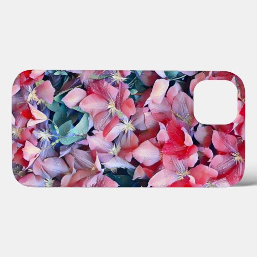 Clematis Flowers Case-Mate iPhone Case (Achterkant (horizontaal))