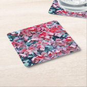 Clematis Flowers Kartonnen Onderzetters (Schuin)