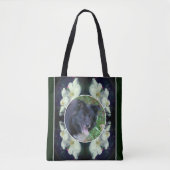 Clematis Flowers Lijst Creëer Uw Eigen Huisdier Fo Tote Bag (Voorkant)