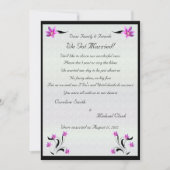 Clematis Flowers op Stoney Path Elopement 2 Aankondiging (Voorkant)