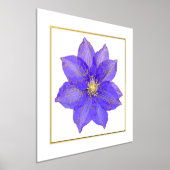 Clematis Folie Accent Print Poster (Laagn)