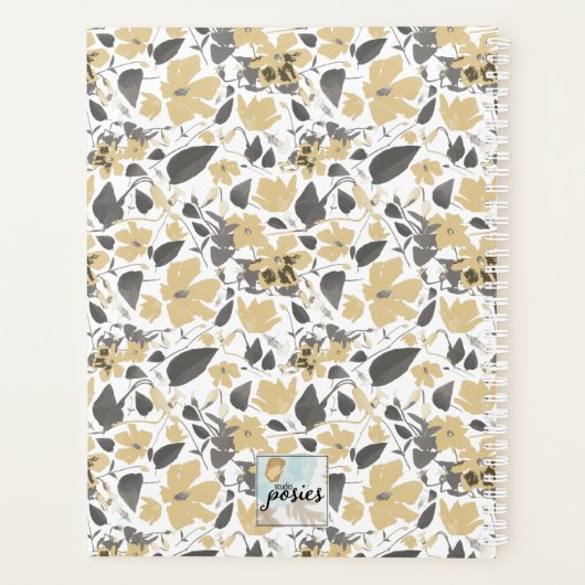 Clematis Gele Bloemen Gepersonaliseerd Planner (Achterkant)