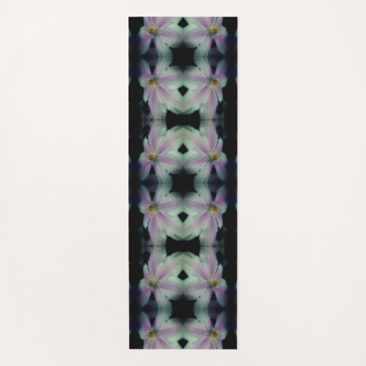 Clematis gloeit Abstract dicht Yogamat (Voorkant)