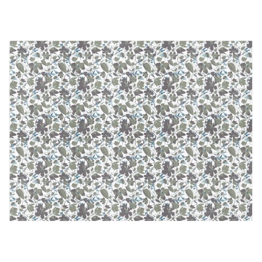 Clematis Groen Blauw Waterverf Tafelkleed (Voorkant (Horizontaal))