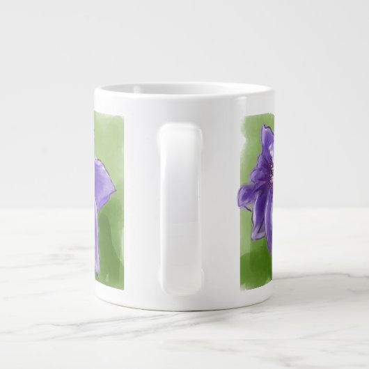 Clematis Grote Koffiekop (Achterkant)