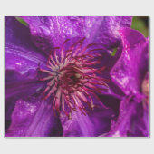 Clematis Het President Cadeaupapier (Vlak)