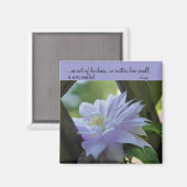 Clematis Inspirerend Vriendelijkheid Quote Magnet (Voorkant / Achterkant)