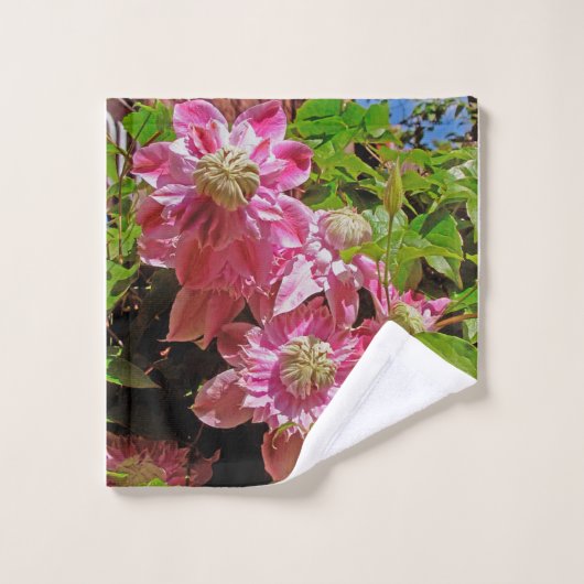 Clematis Josephine Wash Cloth Washandje (Wasdoekje)