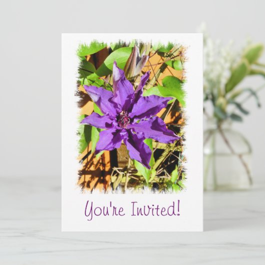 CLEMATIS KAART (Staand voorkant)