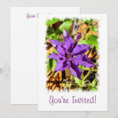 CLEMATIS KAART (Voorkant / Achterkant)