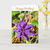 CLEMATIS KAART (Gele Bloem)