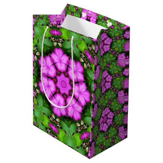 Clematis Kaleidoscoop Medium Cadeauzakje (Achterkant Gekanteld)