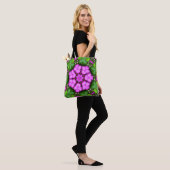 Clematis Kaleidoscoop Tote Bag (Op model)