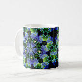 Clematis Kaleidoscope Flower Art Koffiemok (Voorkant links)