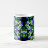 Clematis Kaleidoscope Flower Art Koffiemok (Center)