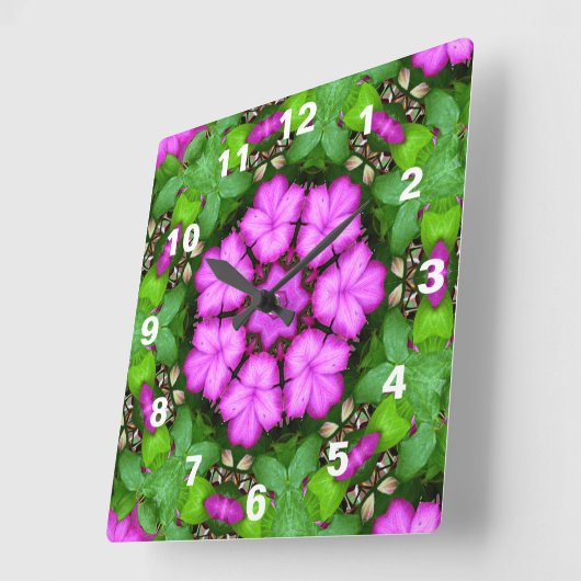 Clematis Kaleidoscope Vierkante Klok (Hoek)