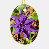 CLEMATIS KERAMISCH ORNAMENT (Achterkant)