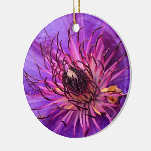 CLEMATIS KERAMISCH ORNAMENT (Links)