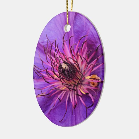 CLEMATIS KERAMISCH ORNAMENT (Links)