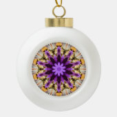 CLEMATIS KERAMISCHE BAL ORNAMENT (Voorkant)