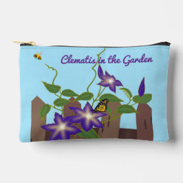 Clematis klimplant in de tuin etui