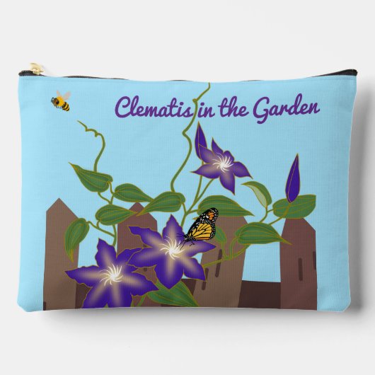 Clematis klimplant in de tuin etui (Voorkant)