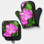 Clematis Ovenwant & Pannenlap Set (Voorkant / Achterkant)