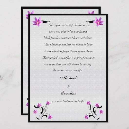 Clematis over de aankondiging van de Stoney Path D (Voorkant / Achterkant)