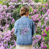 Clematis Paars Denim Jacket