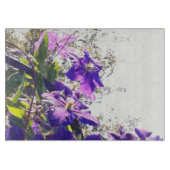 *~* Clematis Paars Flower Sky Snijplank (Voorkant)