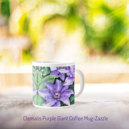Clematis Paars Grote Koffiekop