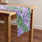 Clematis Paars Korte Tafelloper (Voorbeeld)