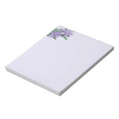 Clematis Paars Notitieblok (Linkerzijde)