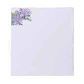 Clematis Paars Notitieblok (Voorkant)