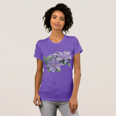 Clematis Paars T-shirt (Voorkant volledig)