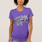 Clematis Paars T-shirt (Voorkant)