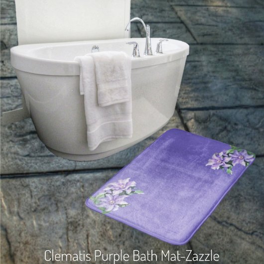 Clematis Paarse badmat