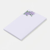 Clematis Paarse Post-It Notes (Schuin)