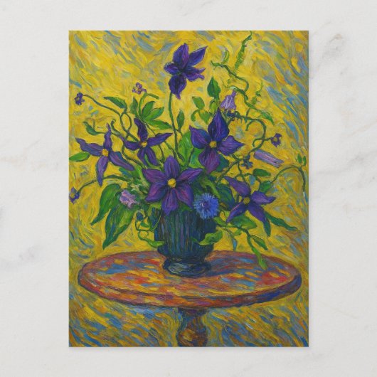 Clematis Postcard Briefkaart (Voorkant)