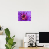 CLEMATIS POSTER (Thuiskantoor)