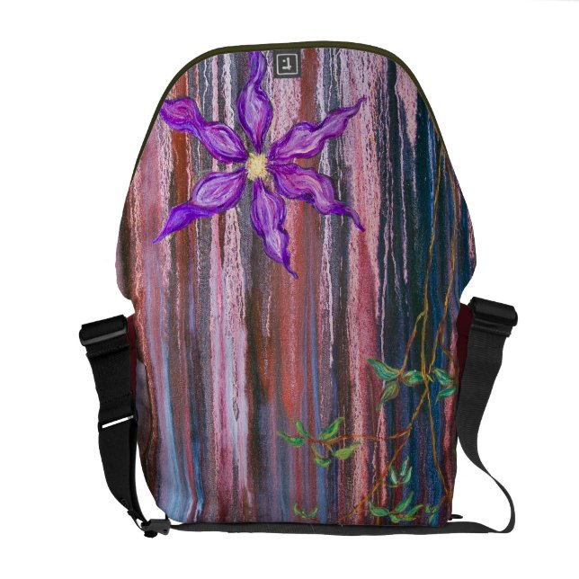 Clematis Rickshaw Bag Messenger Bag (Achterkant Open)