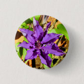 CLEMATIS RONDE BUTTON 3,2 CM (Voorkant)