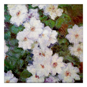 Clematis, schilderij van 1887 van Claude Monet, Perfect Poster