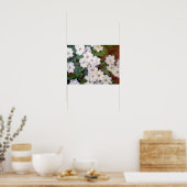 Clematis, schilderij van 1887 van Claude Monet, Poster (Keuken)