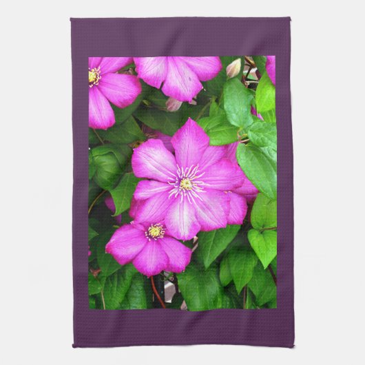 Clematis Theedoek (Verticaal)