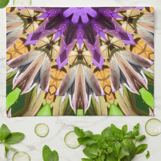 CLEMATIS THEEDOEK (Gevouwen)