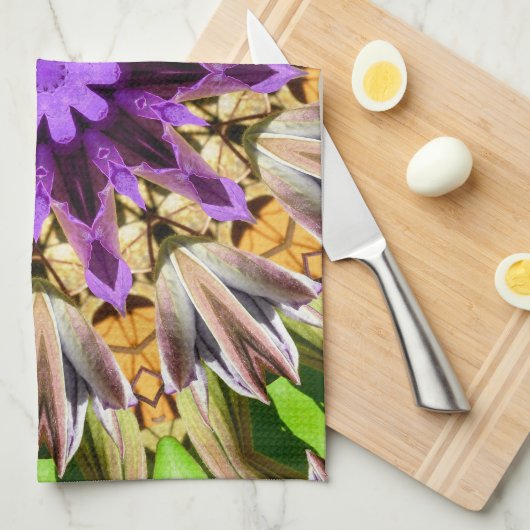 CLEMATIS THEEDOEK (Quarter Fold)